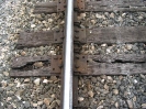 railroad track timber bad