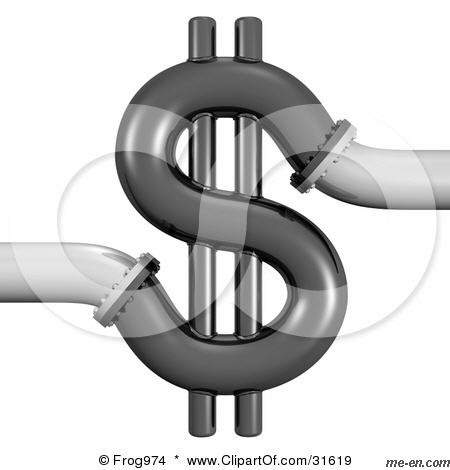 http://images.clipartof.com/small/31619-Clipart-Illustration-Of-3d-Piping-Connected-To-A-Dollar-Sign-Symbolizing-Wasting-Money-Plumbing-Costs-And-Debt.jpg